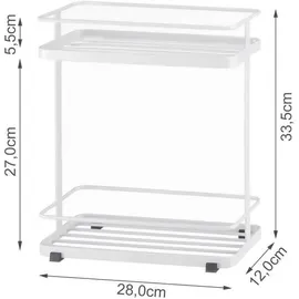 Yamazaki Badezimmerregal 6790 TOWER 28 x 12 x 33,5 cm Weiß
