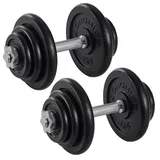 Songmics Hantelset Kurzhantel verstellbar 40 kg schwarz