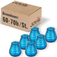 Sovie CANDLES Flairlight Windlicht 6 St. dunkelblau