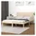 vidaXL Massivholzbett 200 x 200 cm Braun