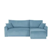 Ecksofa mit Schlaffunktion Malyn , türkis/petrol , Maße (cm): B: 235 H: 85 T: 146.0