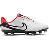 Nike Jr. Tiempo Legend 10 Academy MG weiß/schwarz/bright crimson 36