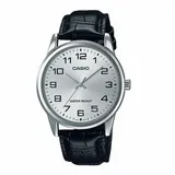 Casio Collection MTP-V001L-7BUDF Herrenuhr - Schwarz/Silber