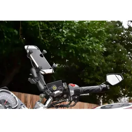 RAM MOUNTS Rail U-bolt Mount X-grip Telefonhalterung ́ One Size