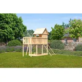 Karibu Spielhaus Frieda naturbelassen