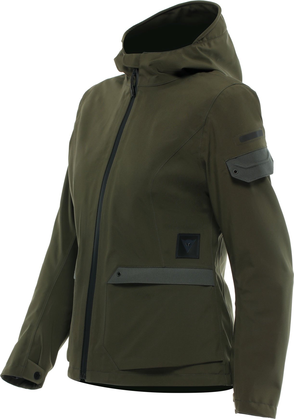 Dainese Centrale, veste textile imperméable pour femmes - Olive - 48