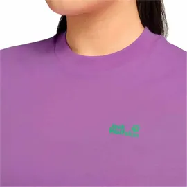 Jack Wolfskin Celebrate The Paw Original Kurzarm-t-shirt - Paw Foxglove - L