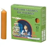 Knox Knox, Pyramidenkerzen natur 17 x 100 mm, 12 Stk. (12 Stk.)