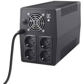 Trust Paxxon Unterbrechungsfreie Stromversorgung (USV), 1,5 kVA 900 W 4 AC-Ausgänge