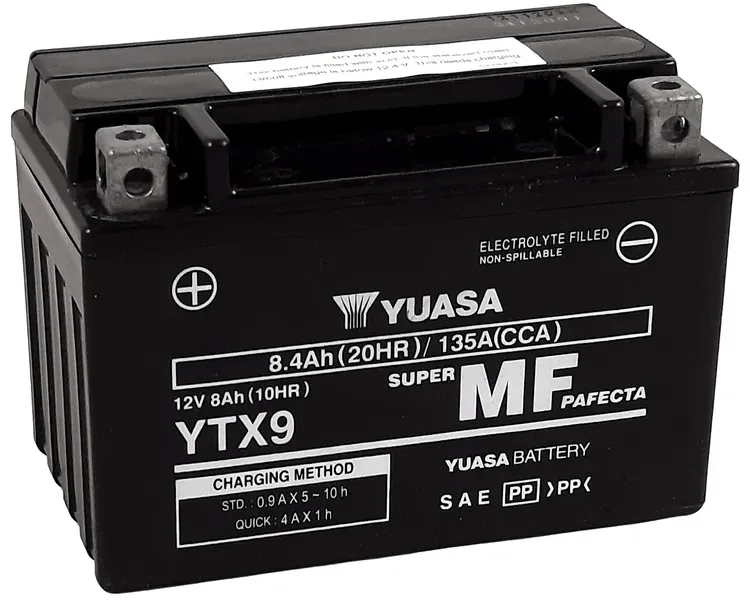 YUASA YUASA onderhoudsvrije YUASA batterij fabriek geactiveerd - YTX9 FA Onderhoudsvrije accu