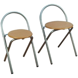 Klappstuhl HOME AFFAIRE Stühle B/H/T: 38 cm x 66 cm x 39 cm, braun Klappstühle Stühle aus MDF (2er-Set)