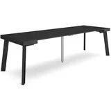 SKRAUT HOME Ausziehtisch 262 x 73 x 90 cm schwarz