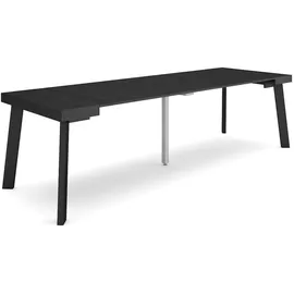 SKRAUT HOME Ausziehtisch 262 x 73 x 90 cm schwarz