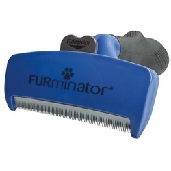 FURminator Fellkamm Furminator® deShedding – für langhaarige Hunde, Metall, (1-tlg), für langhaarige Hunde blau 10,00 cmSchecker GmbH