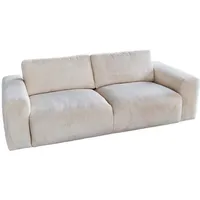 KAWOLA Sofa BODHI 3-Sitzer Cord cremeweiß