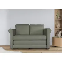 Home Affaire Schlafsofa »Lanas«, kompaktes 2-Sitzer mit Schlaffunktion, Breite 142 cm, Webstoff fein, grün