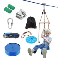 Vevor Zipline-Set für Kinder & Erwachsene, 16,7 m Zipline-Sets