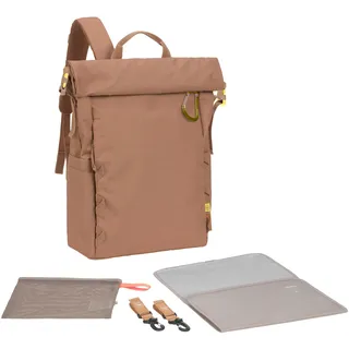 Lässig Wickelrucksack Outdoor Rolltop Backpack almond