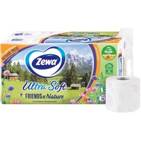 Zewa Toilettenpapier Ultra Soft "FRIENDS OF Nature" 4-lagig, 16 Rollen