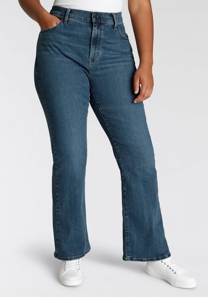 Levi's® Plus Bootcut-Jeans 725 High Rise blau 20 (50)