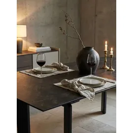 KADIMA DESIGN Esszimmertisch 180 x 95 x 77 cm schwarz
