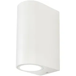 Außen Wand Leuchte Fassaden ALU Strahler UP DOWN Beleuchtung Haus Tür Lampe weiß V-TAC 7542