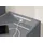 ed exciting design Nachtkonsole Moon Nachttisch Boxspringbett, Hermes Grey - Funktionaler Nachtschrank mit LED-Beleuchtung und USB-Anschluss (B/H/T)