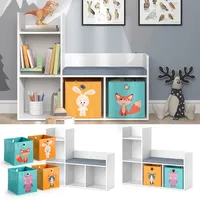 Vicco Kinderregal Luigi 90 x 30 x 90 cm MDF weiß