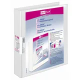 Veloflex 10 VELOFLEX VELODUR® Präsentationsringbücher 2-Ringe weiß 4,6 cm DIN A4