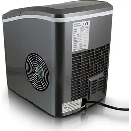 mspoint Eiswürfelmaschine Eiswürfelbereiter Eiswürfel Ice Maker Eis Maschine Icemaker Dunkelgrau