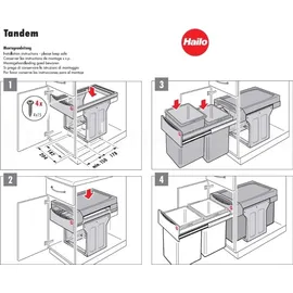 HAILO Tandem 30l grau