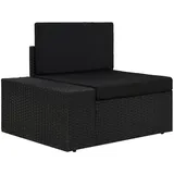 vidaXL Gartensofa schwarz 49500