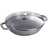 Staub Wok 30 cm, Graphitgrau