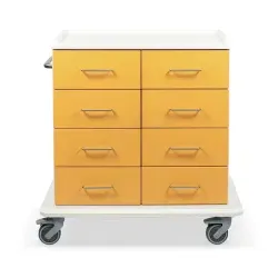 ETERNASOLID MULTICART Multifunktionswagen T 23 mit 8 Schubladen 92704-GE , Farbe: gelb