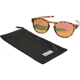 URBAN CLASSICS Sonnenbrillen in brown leo/orange | Gr.: onesize