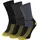 Apollo Herren Socks 6 Paar Blau/Gelb/Grau 46-48
