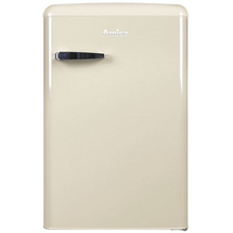 Amica KS 15615 B Retro-Kühlschrank (108 l, 860 mm hoch, Beige)