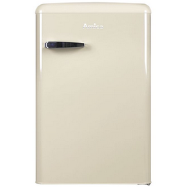 Amica KS 15615 B Retro-Kühlschrank (108 l, 860 mm hoch, Beige)