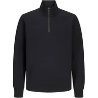 JACK & JONES Bradley Halbreißverschluss-sweatshirt - Black - 16