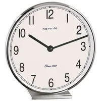 HERMLE Tischuhr in Edelstahl Quarzwerk - Modell: 23057-002100