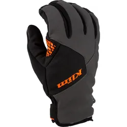 Klim Inversion Insulated Motorradhandschuhe, grau-orange, Größe L für Männer