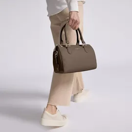 lazarotti Handtasche Bologna Leather Bowling Bag Taupe