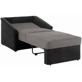 Home Affaire Schlafsofa Kunstleder 2-Sitzer Grau