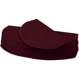 MCW Stufenmatte G49 15er Set Halbrund Bordeaux