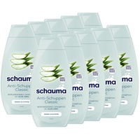 Schauma Schwarzkopf Anti-Schuppen Shampoo Classic (10x 400 ml), Haarshampoo beruhigt die Kopfhaut und bekämpft Schuppen ab der ersten Anwendung