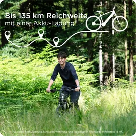 Zündapp E-Bike MTB Z898 27,5 Zoll 10-Gang 540 Wh weiß rot