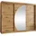 Mirjan24 Schwebetürenschrank Wika 250 x 200 x 62 cm Braun