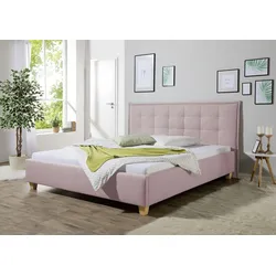Polsterbett MAINTAL "Retlaw", rosa (flamingo), B:218cm H:105cm L:213cm, Betten, Bettseiten zerlegt, ohne Bettkasten