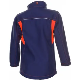 Planam Softshelljacke Marine/Orange 170/176