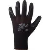 STRONGHAND Handschuhe Finegrip Gr.9 schwarz EN 388 PSA II Nyl.m.Schrumpf-Latex STRONGHAND